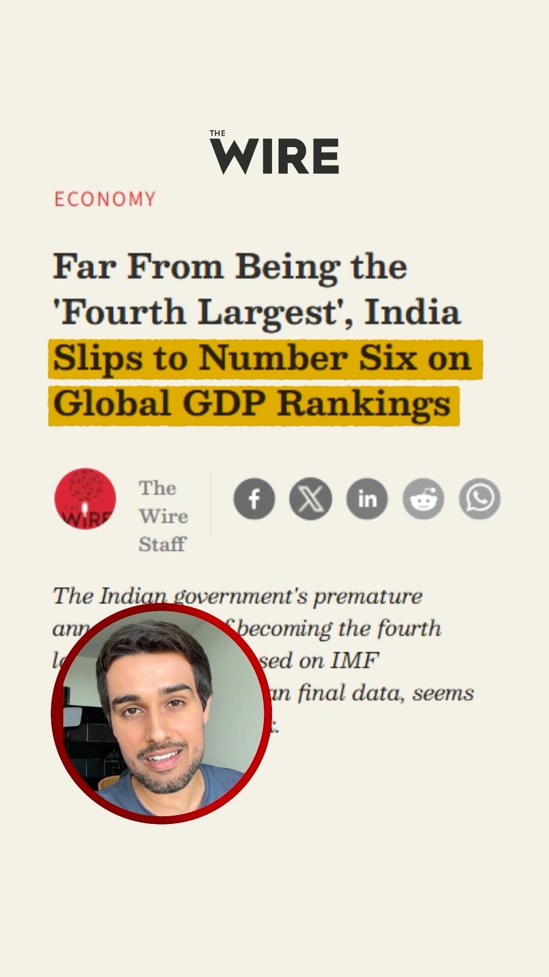 dhruvrathee 게시물 이미지: Indian Media will NEVER show you this! .......