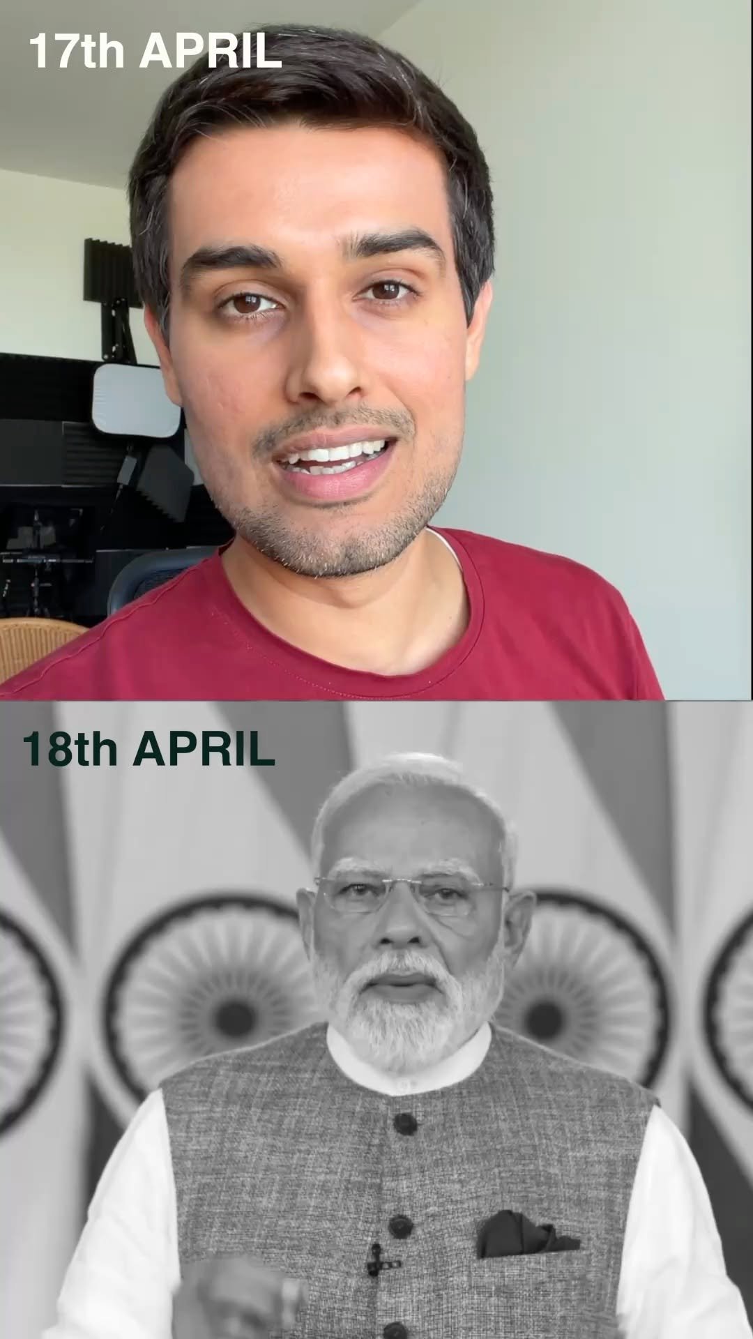 dhruvrathee 게시물 이미지: Rate my prediction out of 10 😂