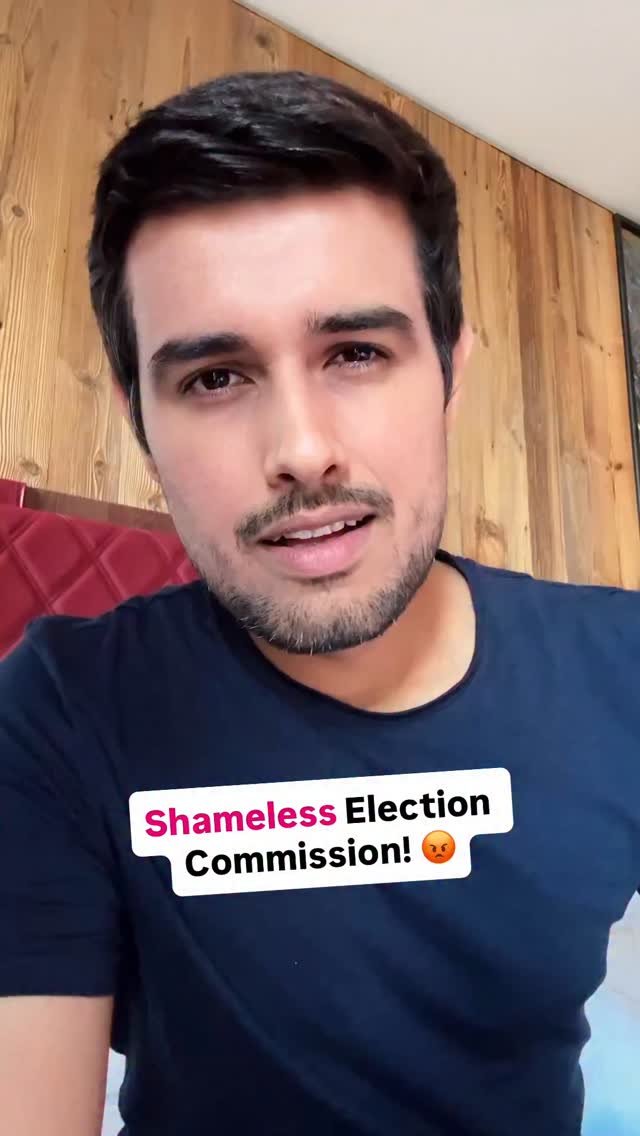dhruvrathee 게시물 이미지: Election Commission is Behaving Like A...