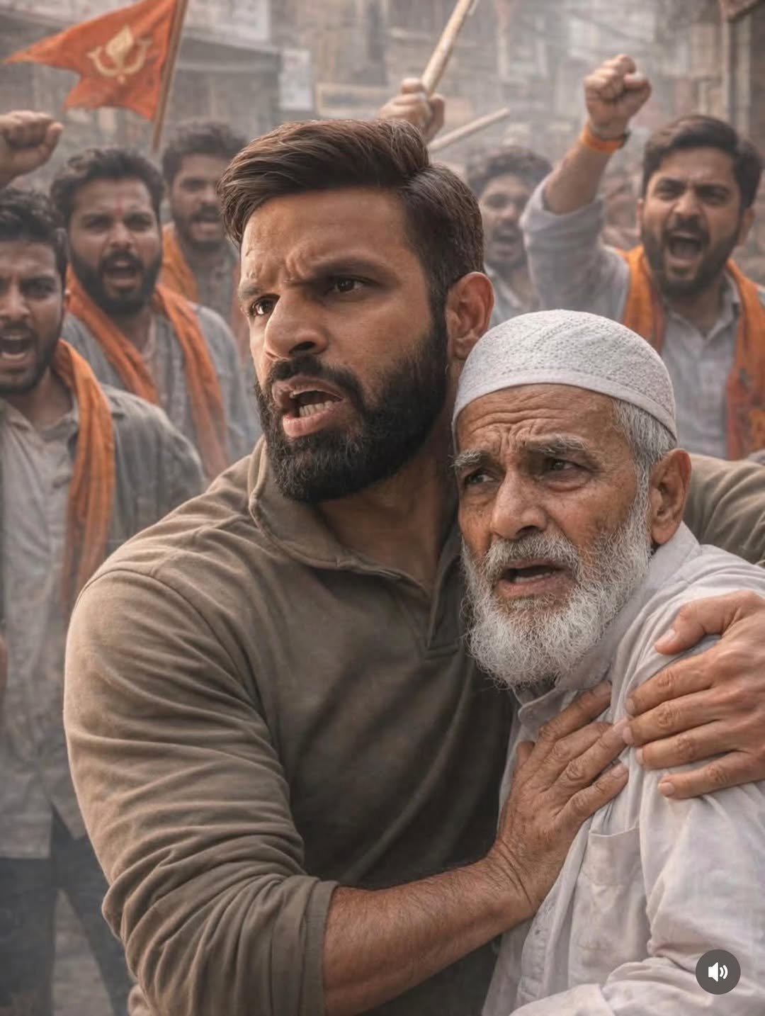 Photo by Dhruv Rathee on February 02, 2026. May be an image of one or more people, beard, poster and text.