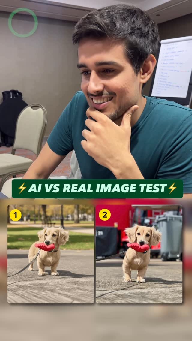 dhruvrathee 게시물 이미지: To create realistic images like this, comment...