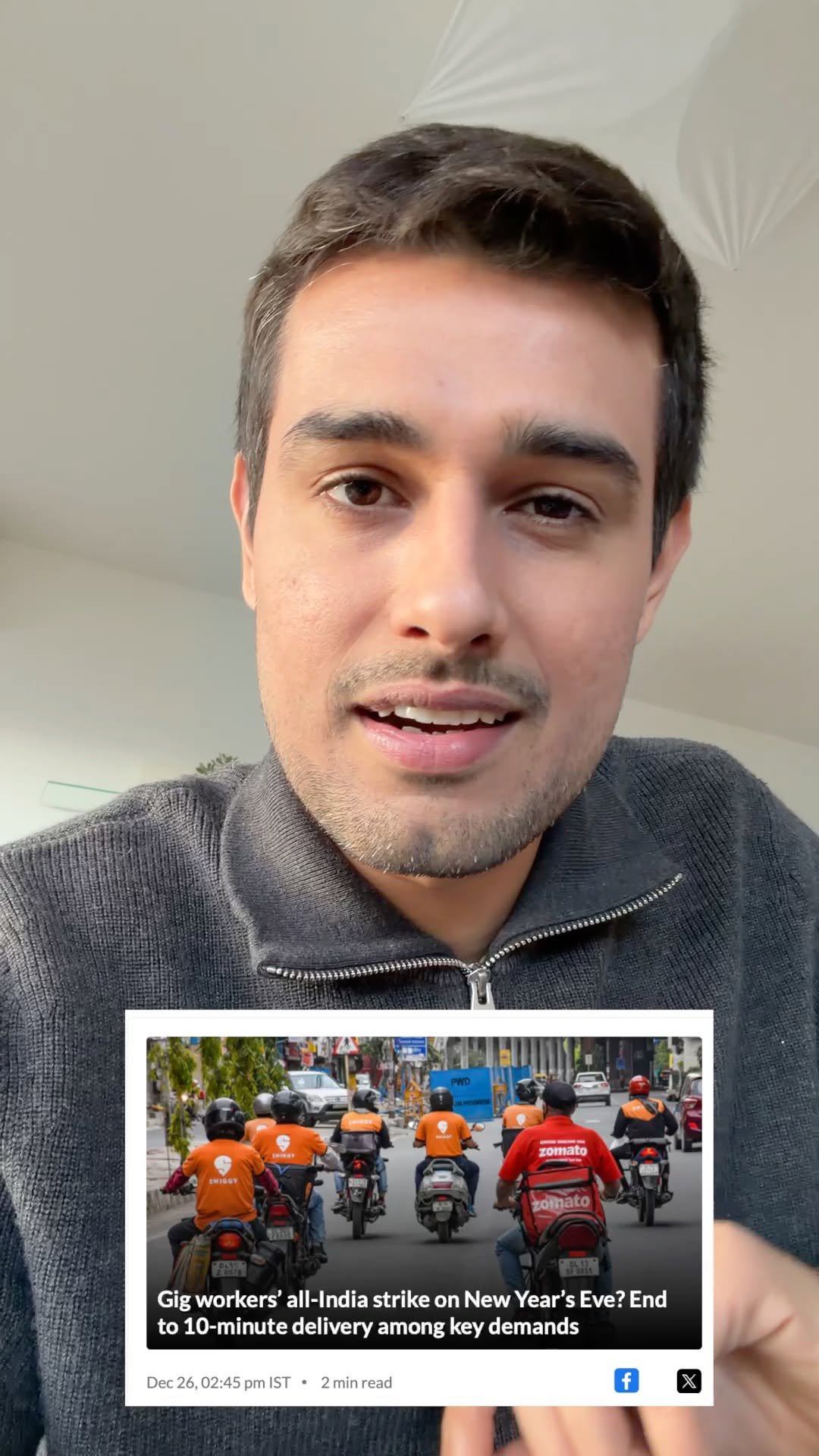 dhruvrathee 게시물 이미지: Boycott all these apps for 1 day. Share with...