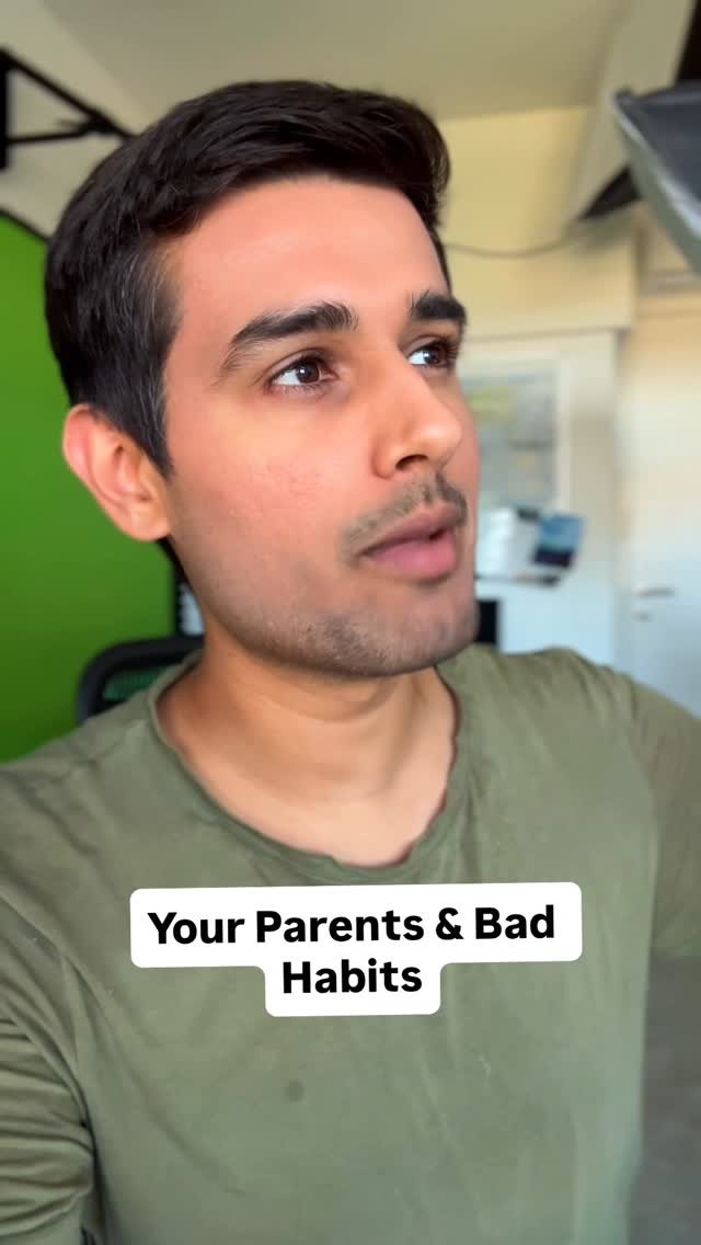 dhruvrathee 게시물 이미지: Often when parents are super strict about...