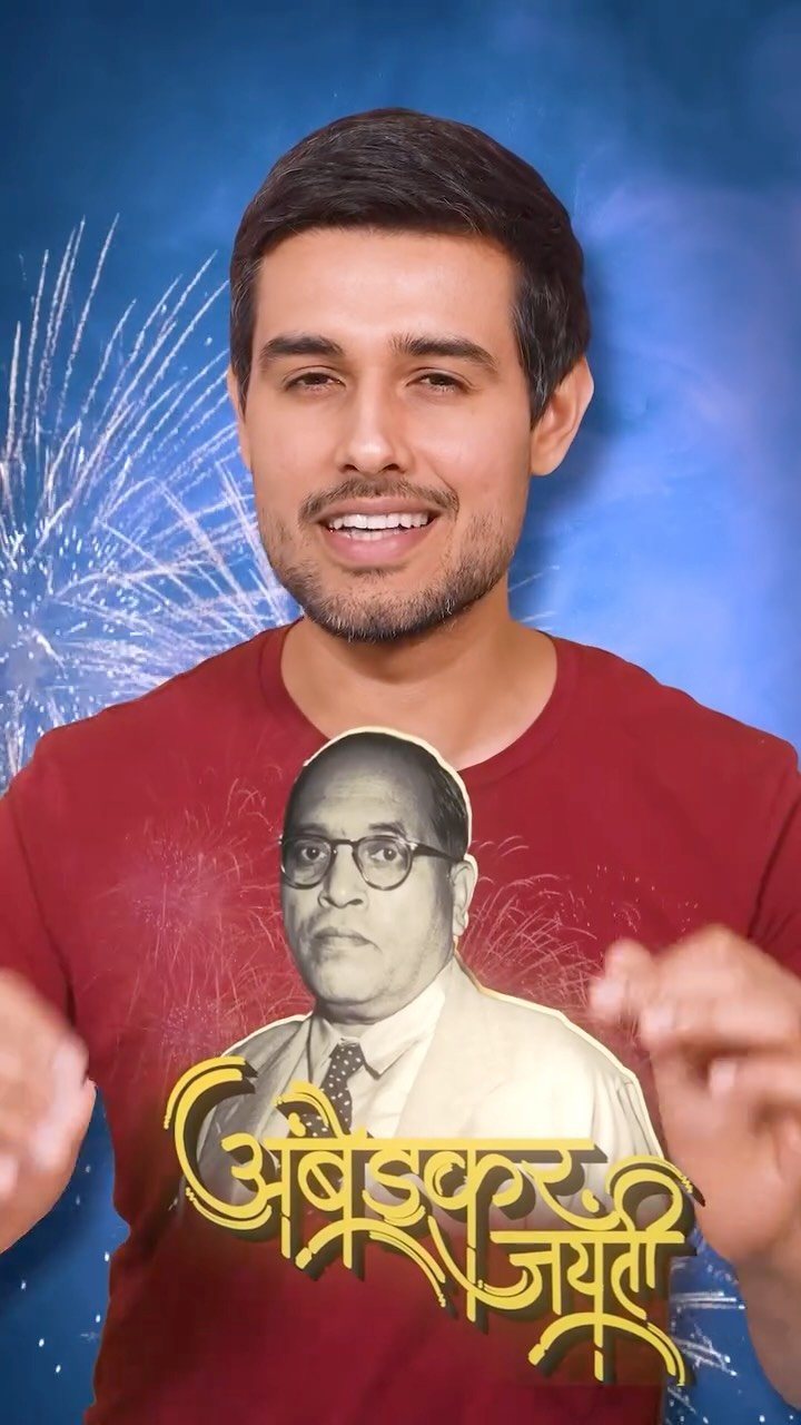 dhruvrathee 게시물 이미지: Happy Ambedkar Jayanti! Poem by @vijetadahiya1...