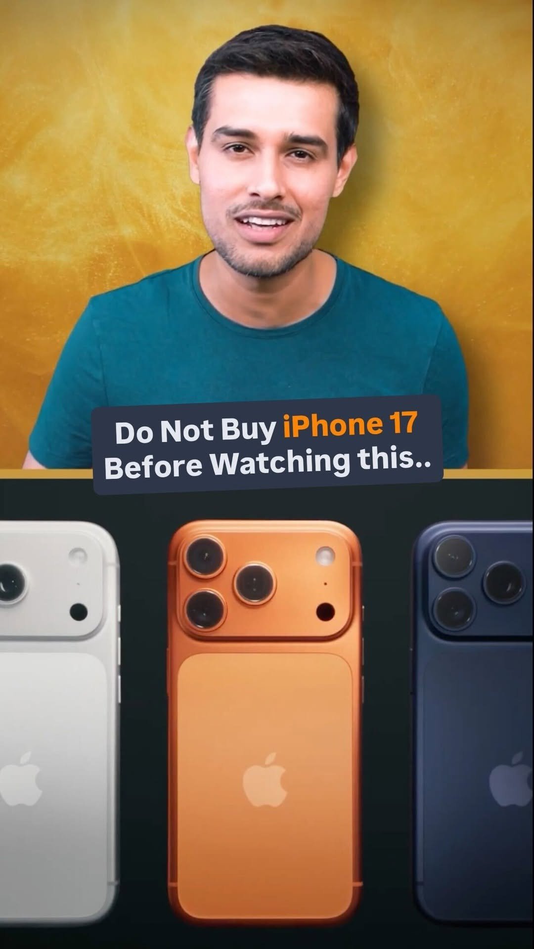 dhruvrathee 게시물 이미지: Do Not Buy iPhone 17 Before Watching...