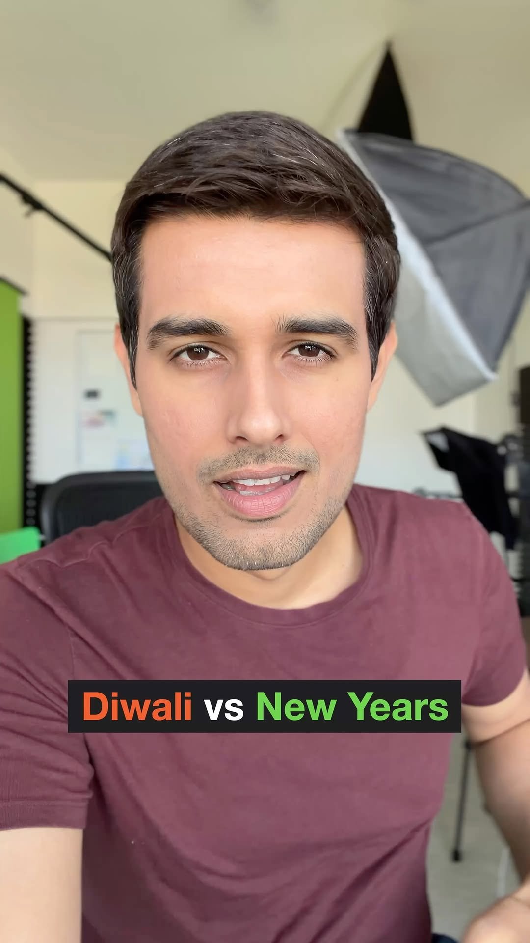 dhruvrathee 게시물 이미지: But what about New Years?? Lo sun...