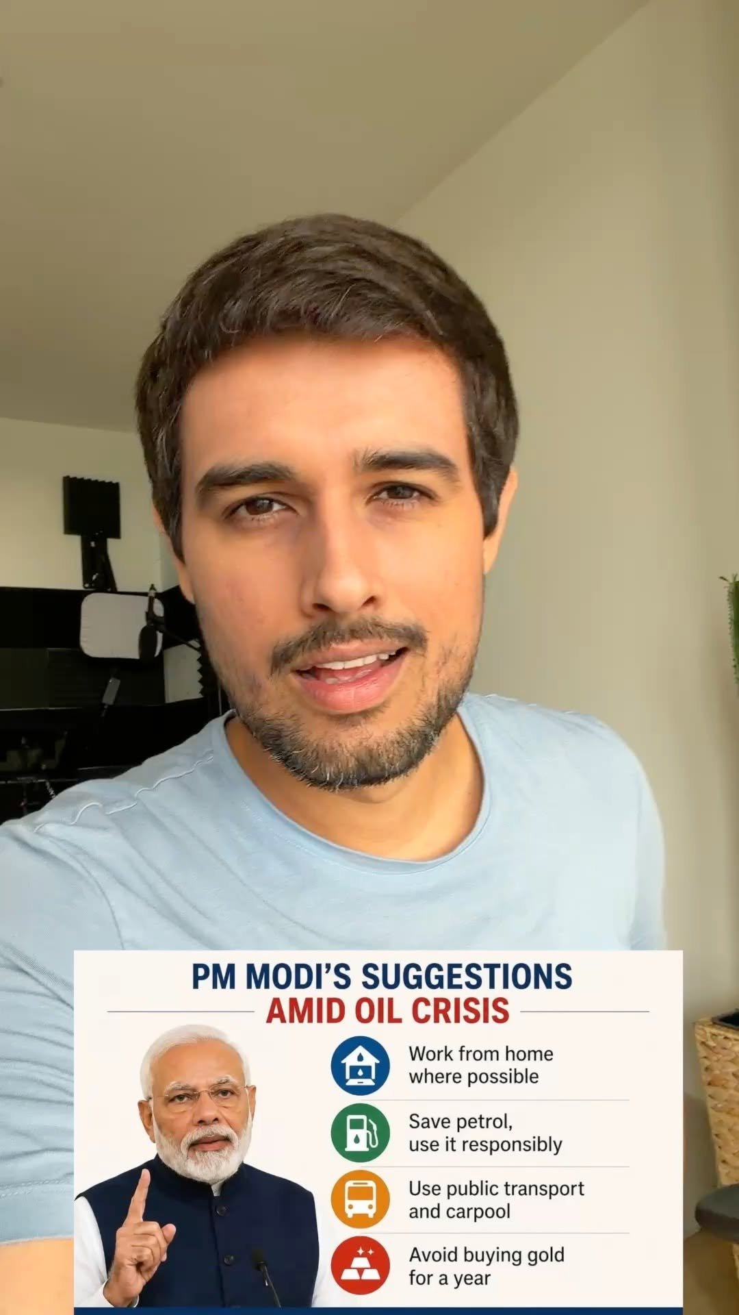 dhruvrathee 게시물 이미지: Modi's DOGLA Advice to Indians... #dhruvrathee...