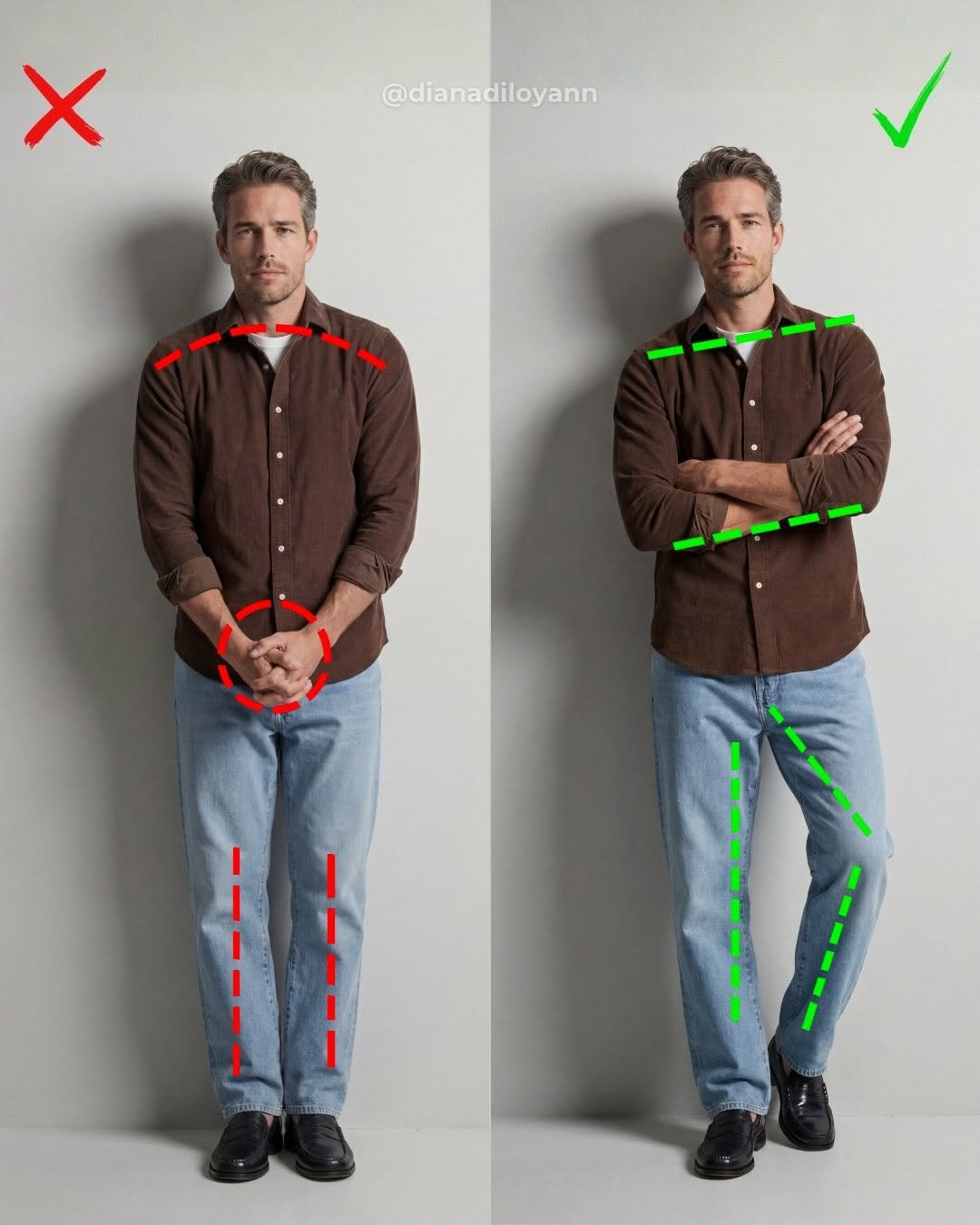 Photo by Diana Diloyan | Posing Coach & Model 🇺🇦 on February 25, 2026. May be an image of standing and text.