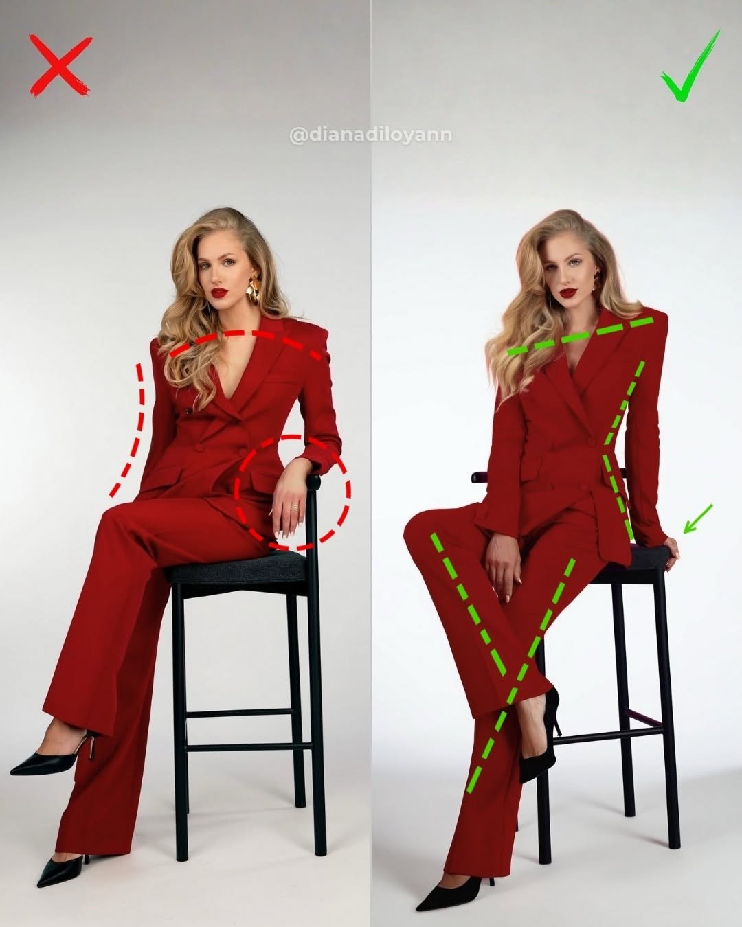 Photo by Diana Diloyan | Posing Coach & Model 🇺🇦 on November 21, 2025. May be an image of suit and text.