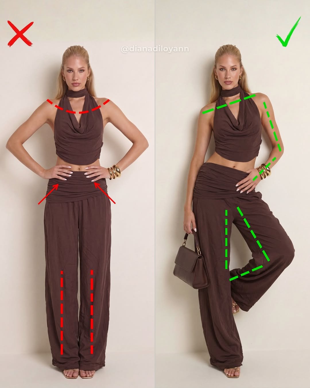 Photo by Diana Diloyan | Posing Coach & Model 🇺🇦 on April 20, 2026. May be an image of drawstring and text that says 'X @dianadiloyann —'.