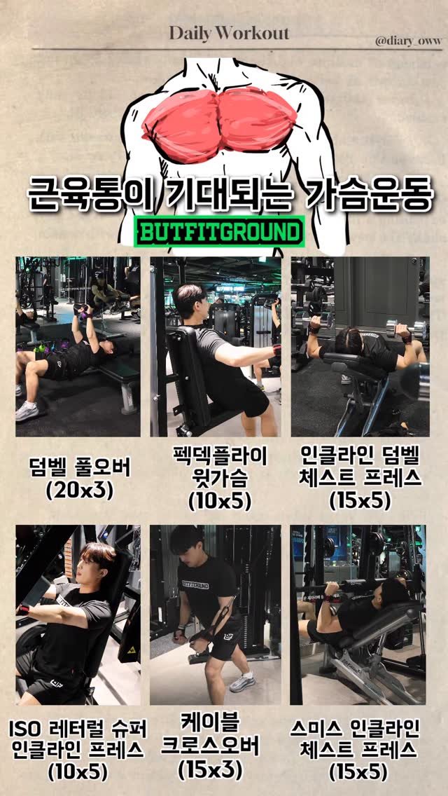 diary_oww 게시물 이미지: (2025.09.18) 근육통이 기대되는 가슴운동🔥

프랑스 가기전 마지막...