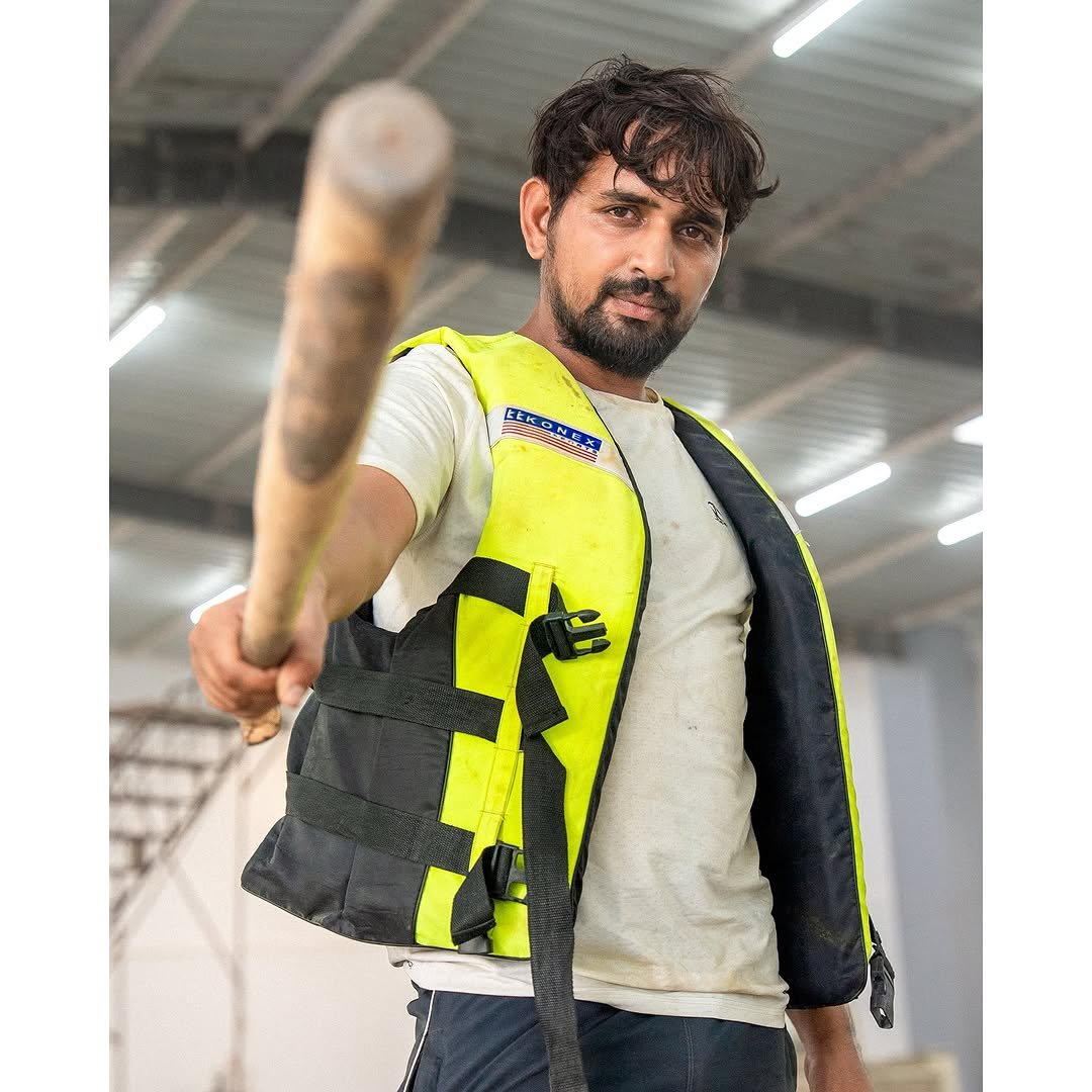Photo by MR. INDIAN HACKER on June 26, 2025. May be an image of one or more people, beard, people playing cricket, axe, hammer and vest.
