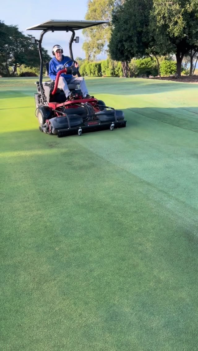dint.golf.solutions 게시물 이미지: 💥ExtraCut Brush in action @rockhamptongolfclub...