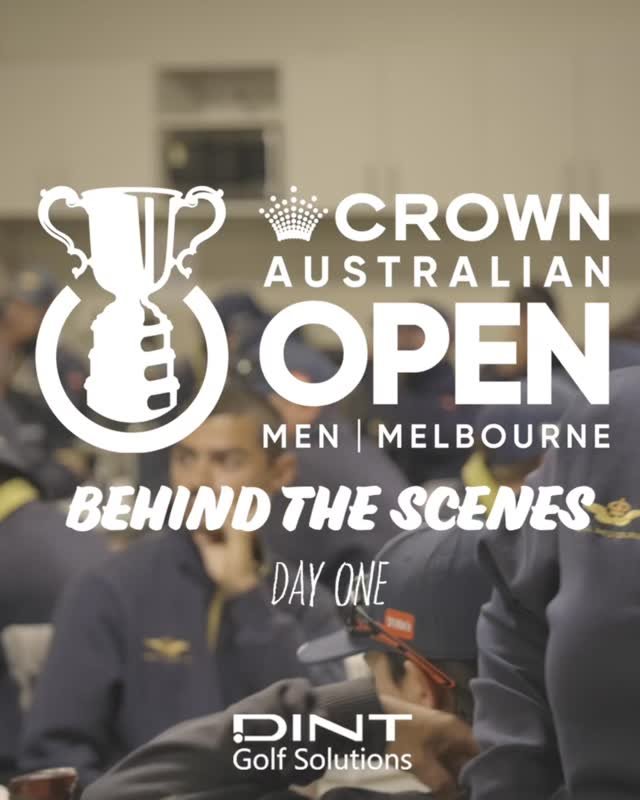 dint.golf.solutions 게시물 이미지: Behind the scenes of round 1 of the Australian...