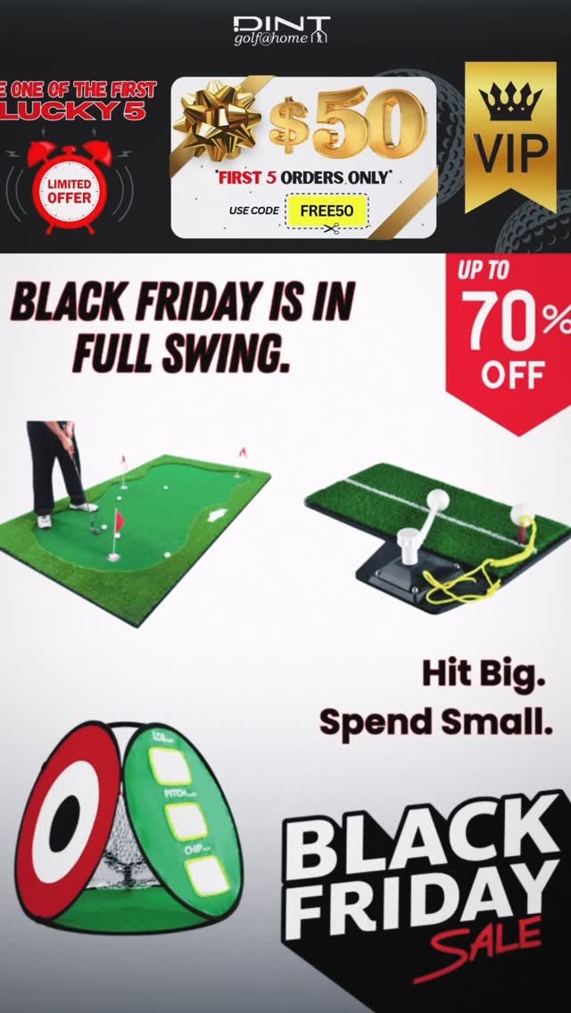 dint.golf.solutions 게시물 이미지: ⏰🏌️We're giving away 5 x $50 gift card coupons...