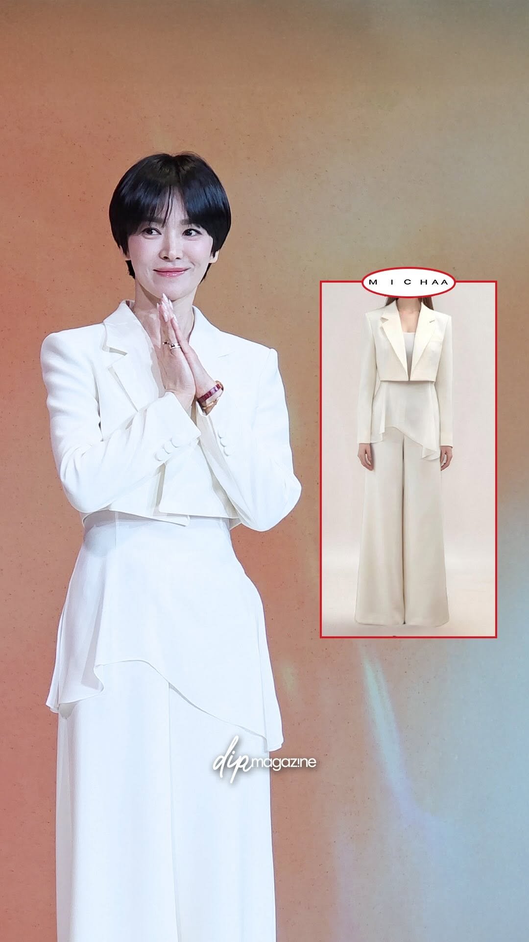 dip_magazine 게시물 이미지: 여신 비주얼로 행사 뜬 송혜교 패션 정보🤍

▷ STAR : #송혜교 
▷...