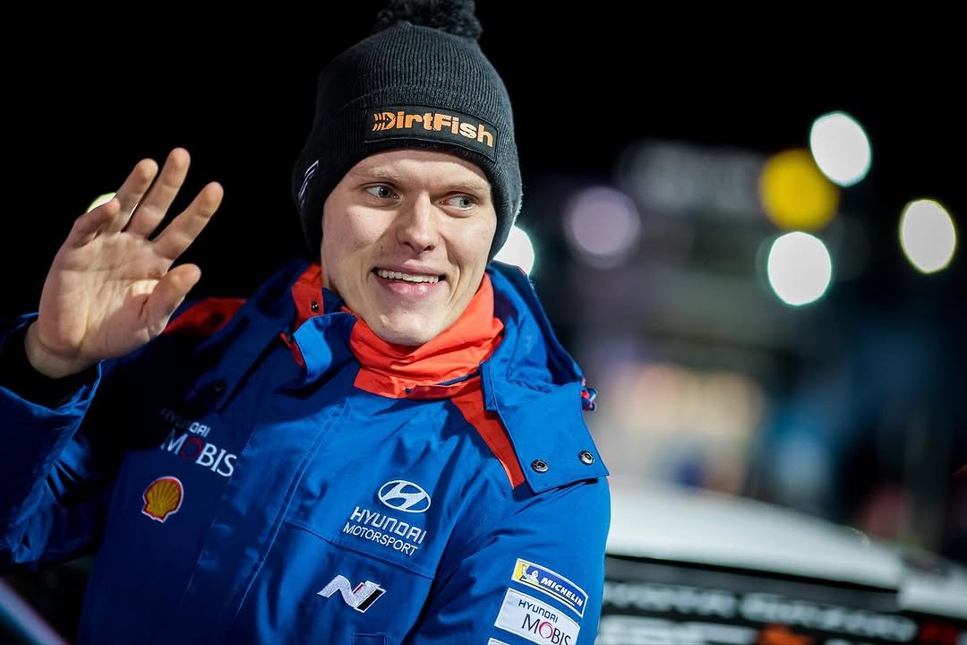 Photo shared by DirtFish on November 10, 2025 tagging @martinjarveoja, @hmsgofficial, and @otttanak. May be an image of racing vehicles, ski and text that says '"DirtFish BIS ORI BIS MOTORSPORT MOTORSPORT MOTORNORI HYUNDAL ် இியக 4 MK MOBS HYUNDAS CH CHELIN 産 MORIS'.