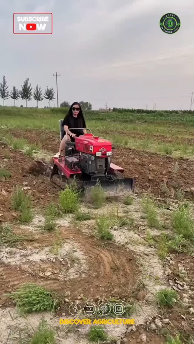 discoveragriculture 게시물 이미지: The chain tractor cultivator machine is an...