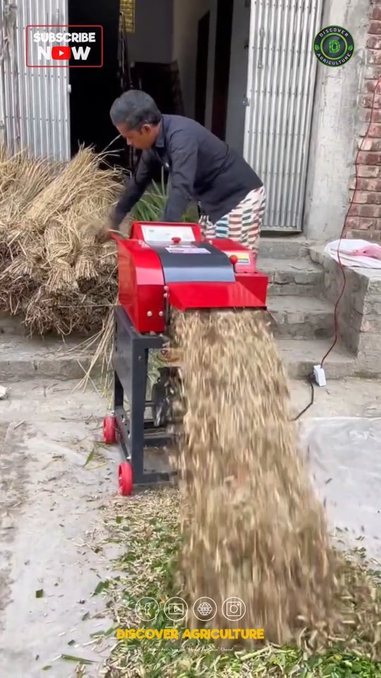 discoveragriculture 게시물 이미지: Introducing the Amazing Chaffcutter Machine, a...