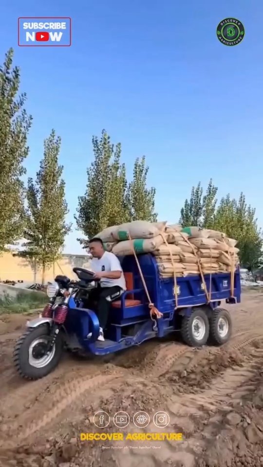discoveragriculture 게시물 이미지: Introducing the Amazing Power Carrier Trolley...