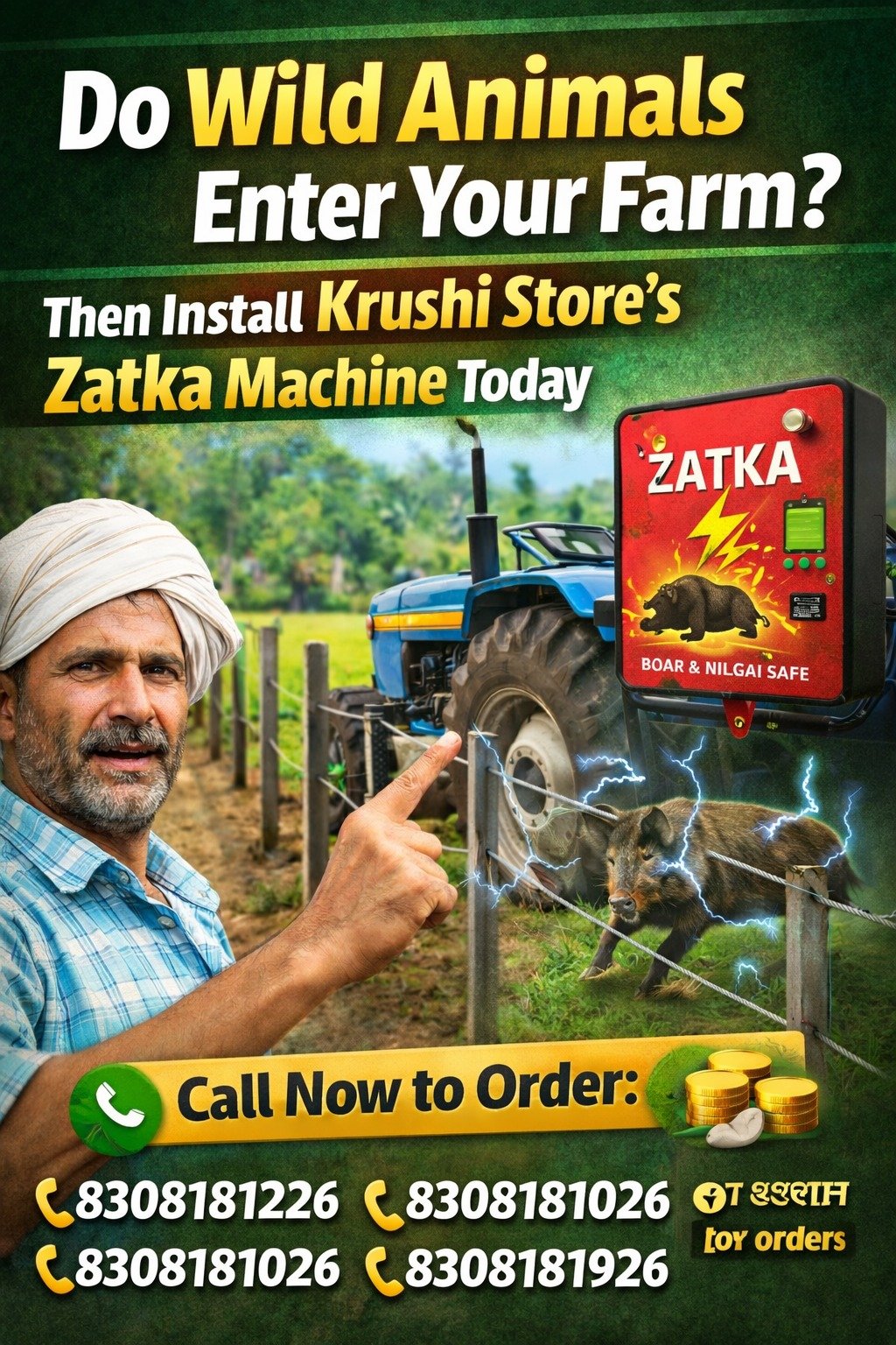 discoveragriculture 게시물 이미지: Do wild animals enter your farm? Then install...