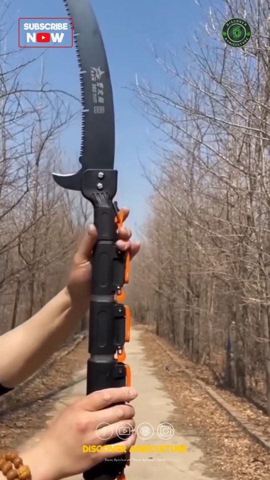 discoveragriculture 게시물 이미지: Introducing the amazing telescopic pruning...