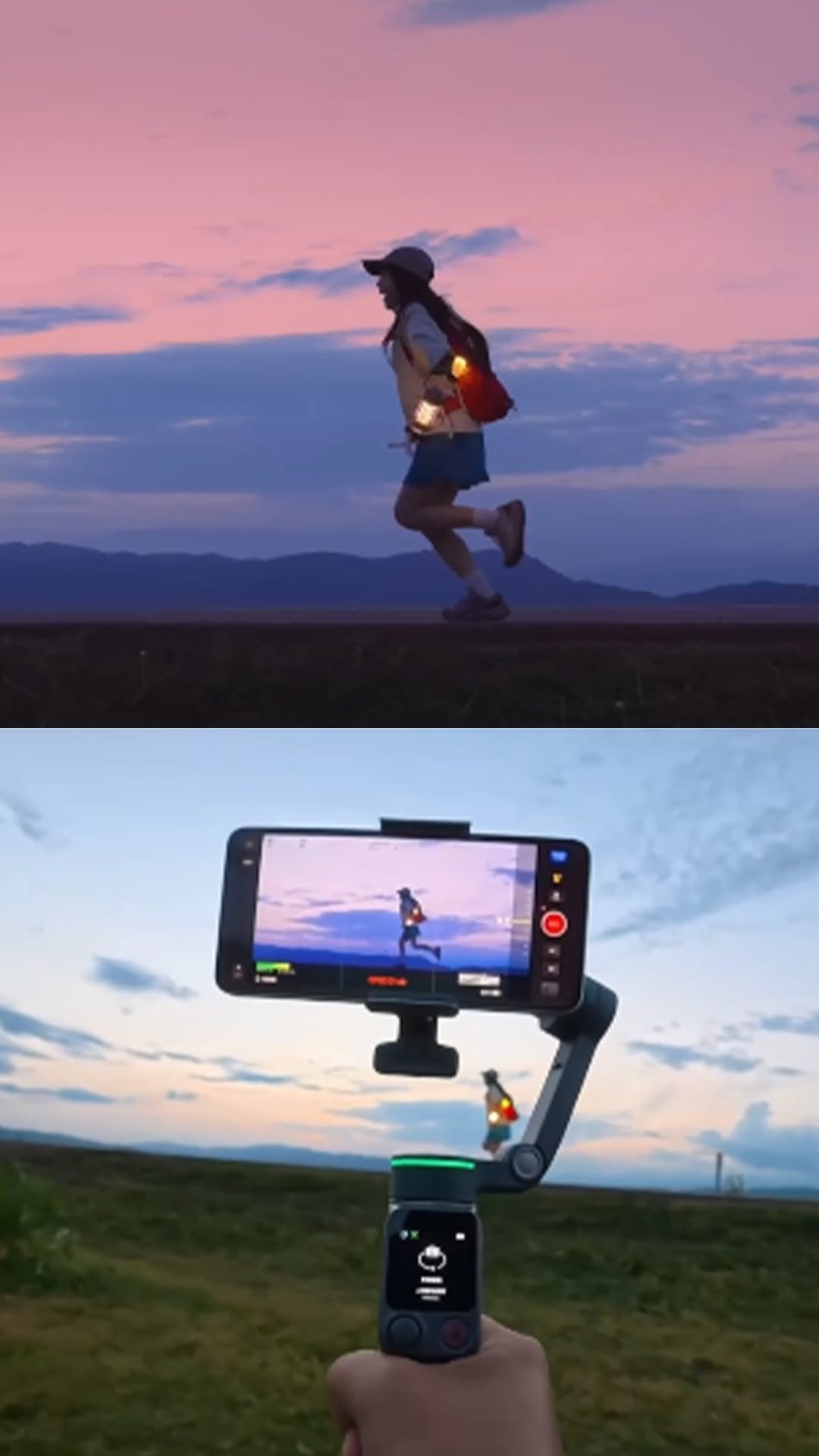 djiglobal 게시물 이미지: Pink sky, better moves. 🌸 With #OsmoMobile8P,...