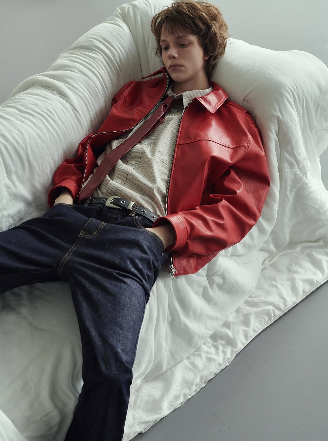 Photo by DNSR 디앤에스알 on February 12, 2026. May be an image of jacket and text.