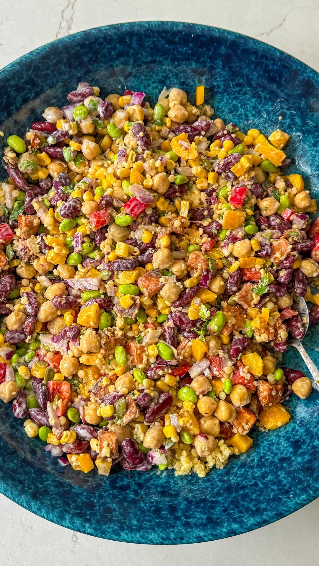 doctorbowl 게시물 이미지: RECIPE BELOW👇🏽 
My dense bean salad that’s...