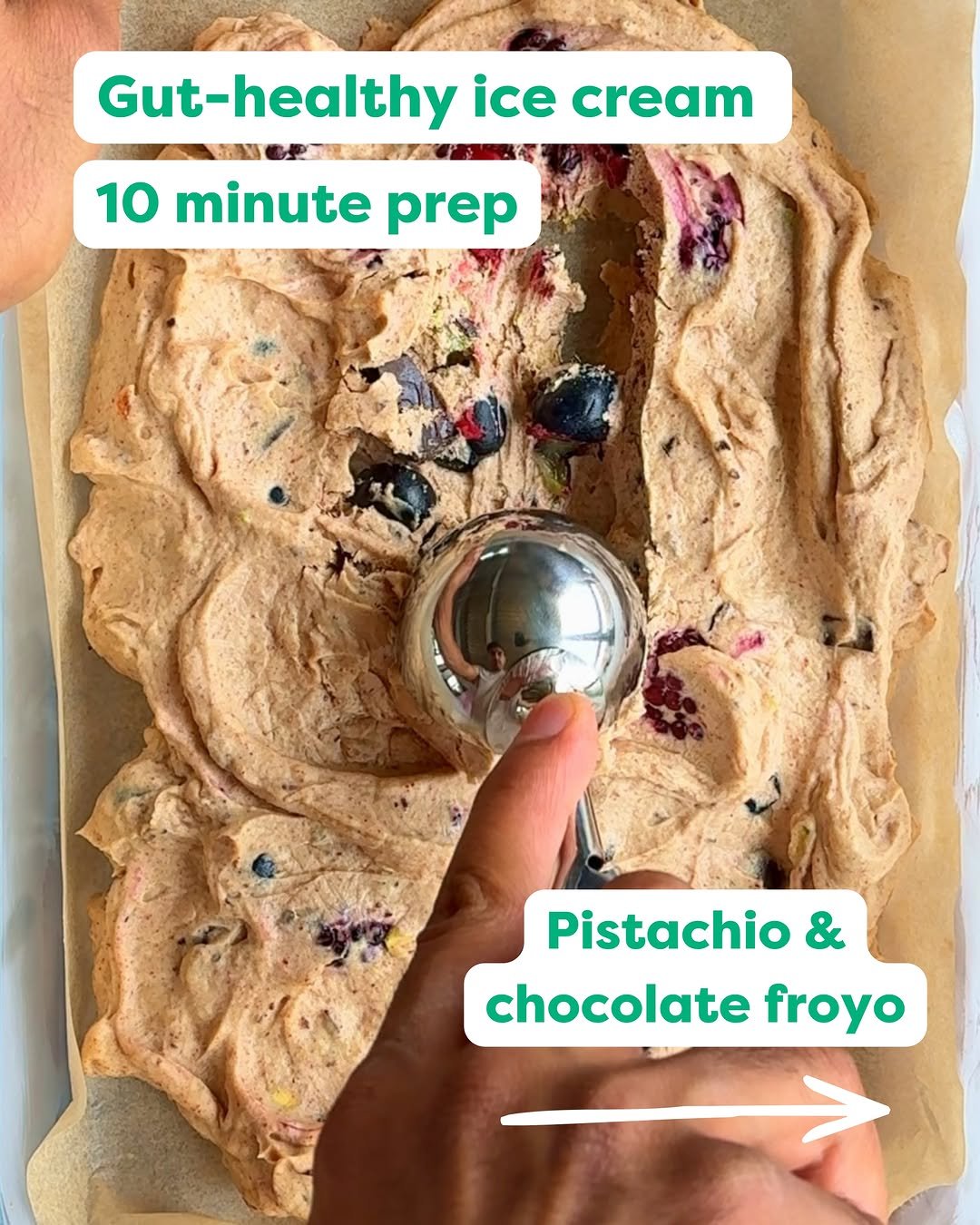 doctors_kitchen 게시물 이미지: 🍨 This gut-boosting pistachio & chocolate...