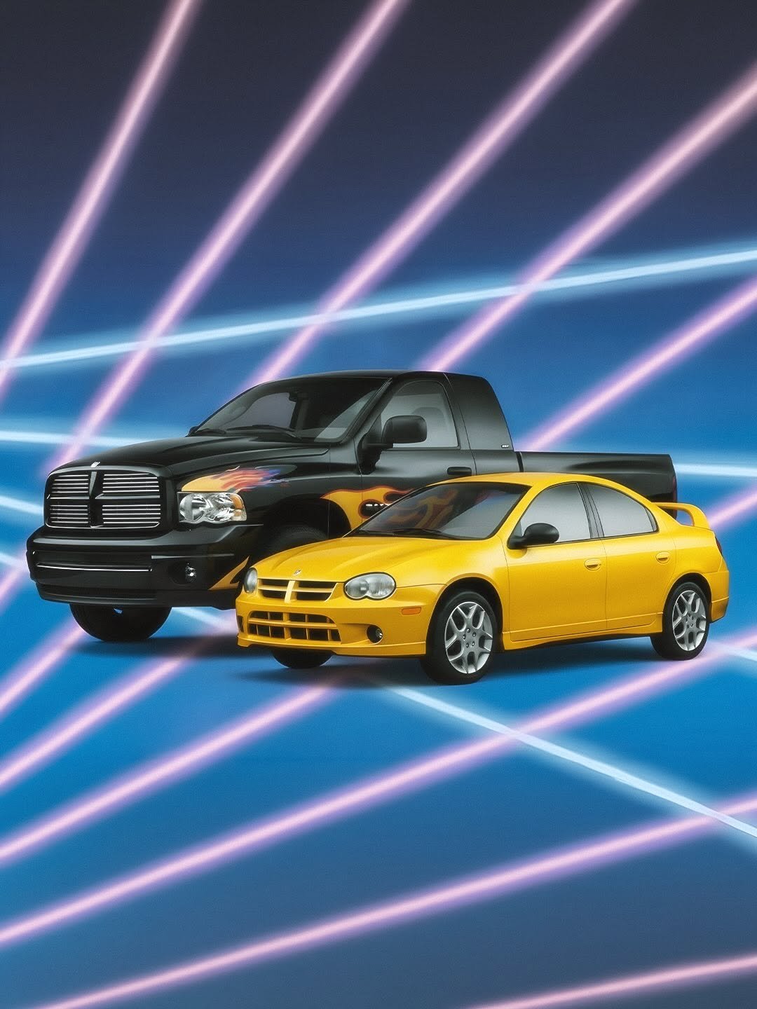 Photo shared by Dodge on April 10, 2026 tagging @ramtrucks. May be an image of minivan, poster and text.