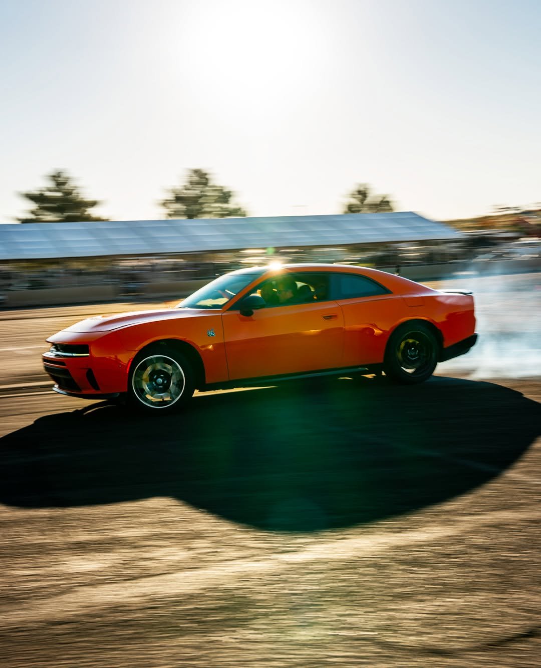 Photo by Dodge on April 13, 2026. May be an image of race car, wheel, blower and text.