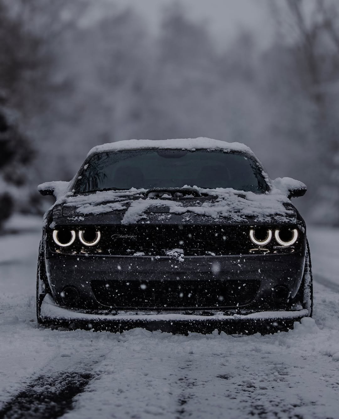 Photo by Dodge on February 20, 2026. May be an image of race car, wheel, blower, road, snow and text that says 'UU yU U'.