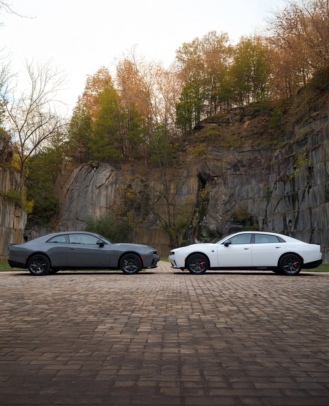 Photo by Dodge on December 29, 2025. May be an image of wheel, sedan, road and text.