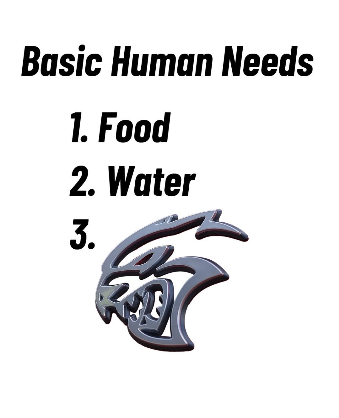 Photo by Dodge on January 07, 2026. May be a graphic of water bottle and text that says 'Basic Human Needs 1. Food 2. Water 3. রক্যনো স্व'.