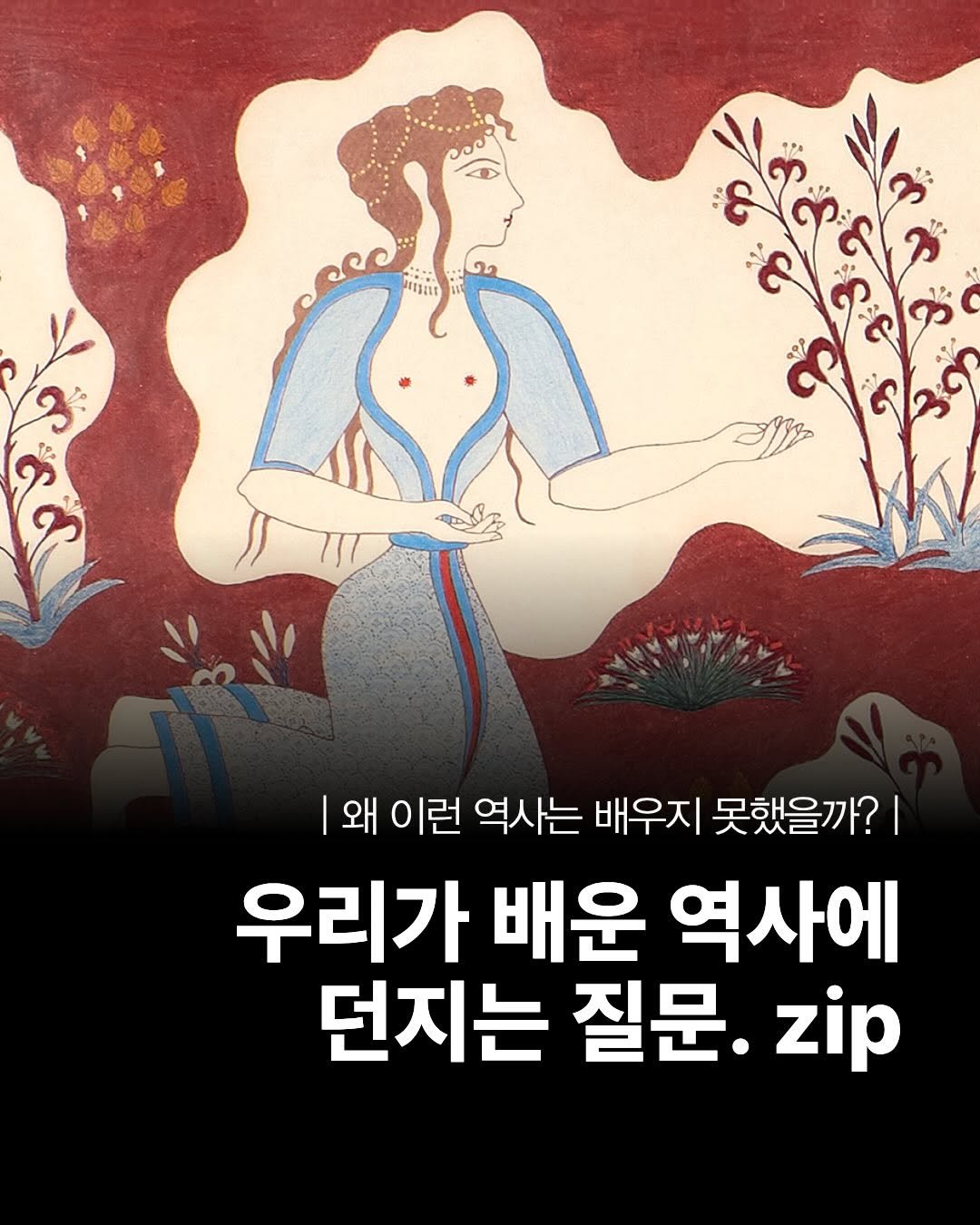 Photo by 돌고래 on February 03, 2026. May be an image of text that says '|왜 왜 이런 역사는 배우지 못했을까? 우리가 배운 역사에 던지는 질문. zip'.