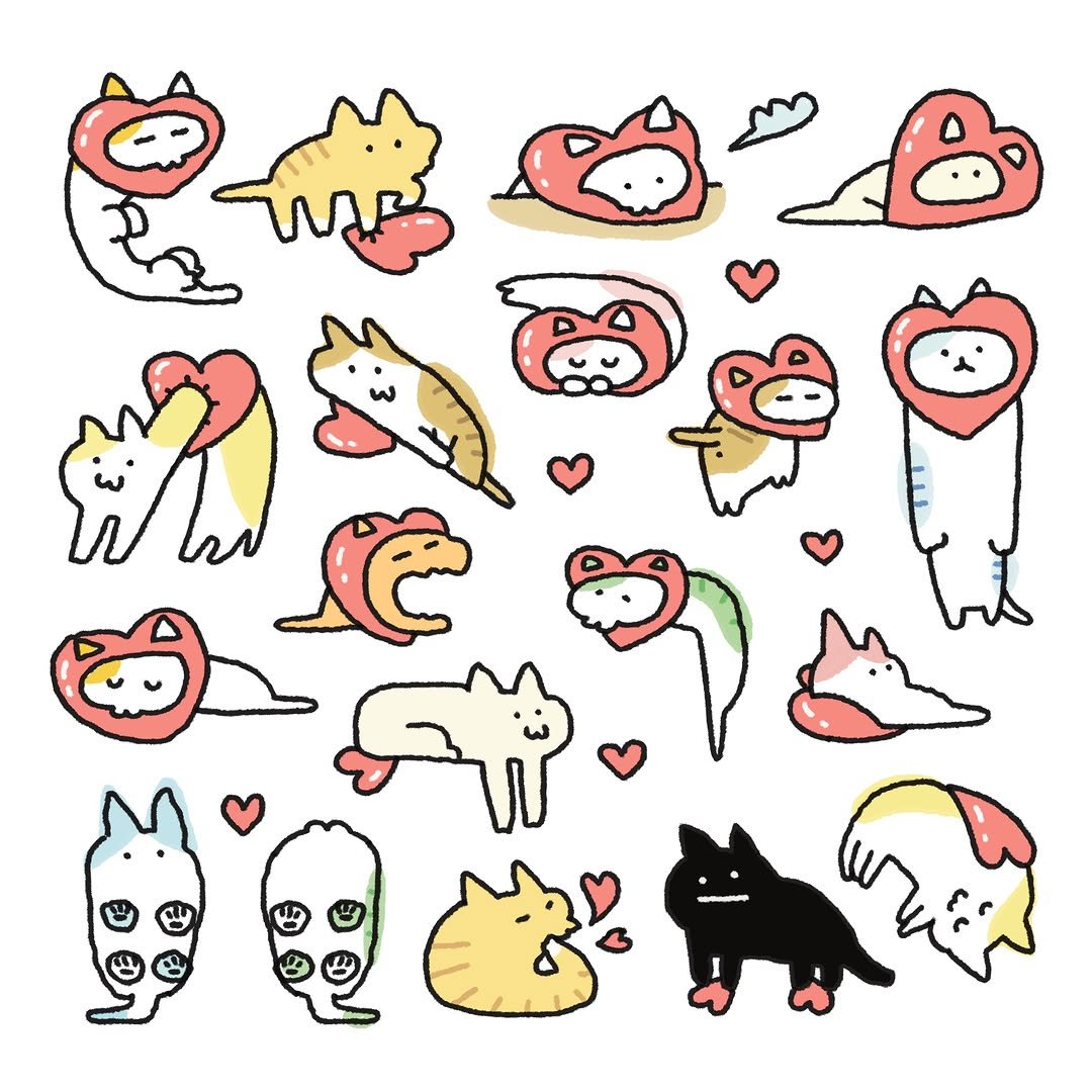 donachodiary 게시물 이미지: 하트 #고양이 

#도나쵸 #donacho