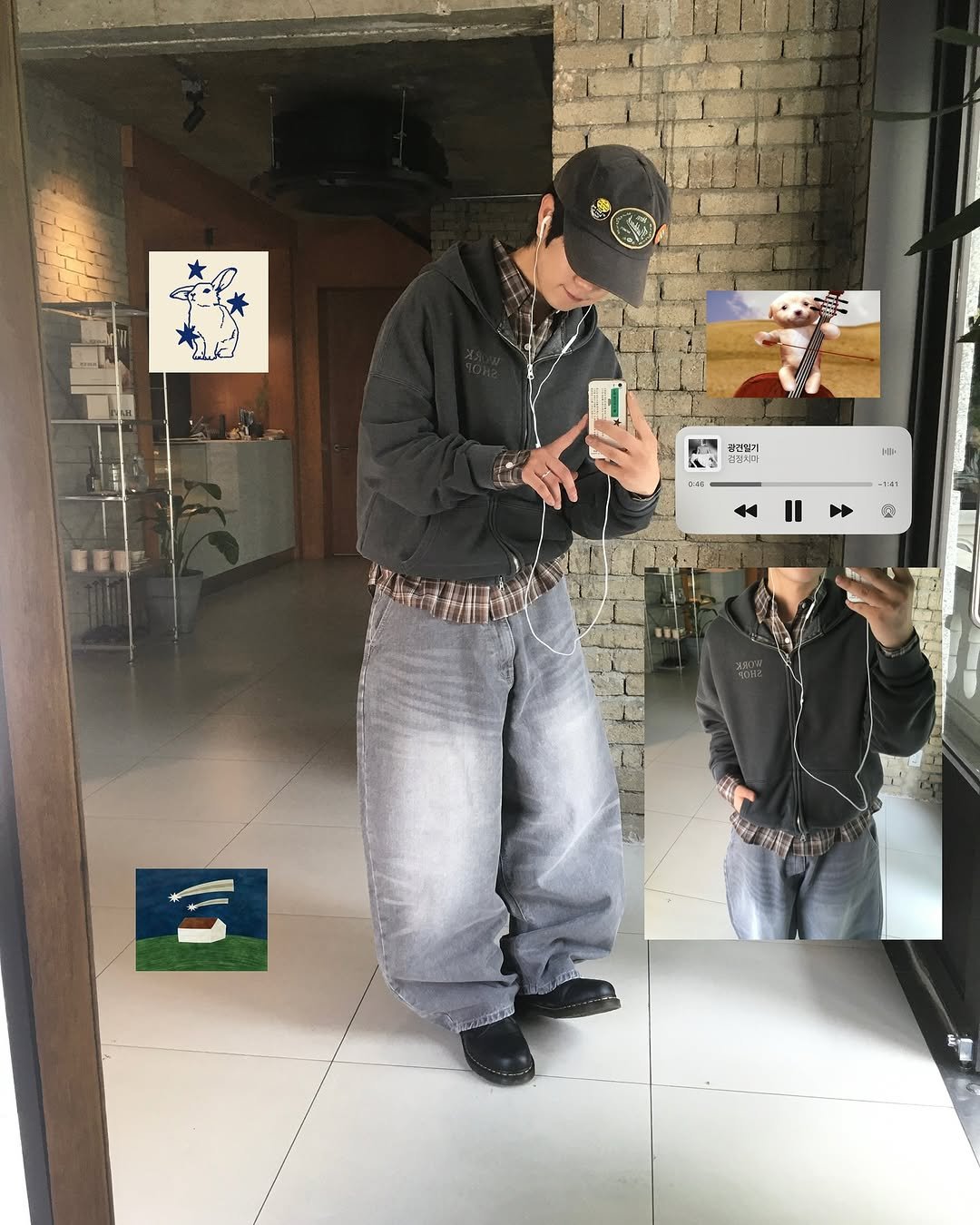 Photo shared by 투븐 / TOVN on November 02, 2025 tagging @tovn_official. May be an image of sweatpants and text.