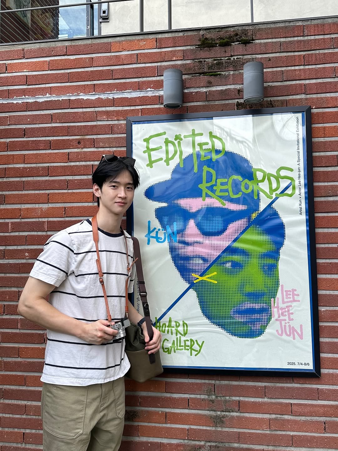 Photo by 장동윤 Jang dong Yoon on August 05, 2025. May be an image of 1 person, map, globe, poster, brick wall and text.