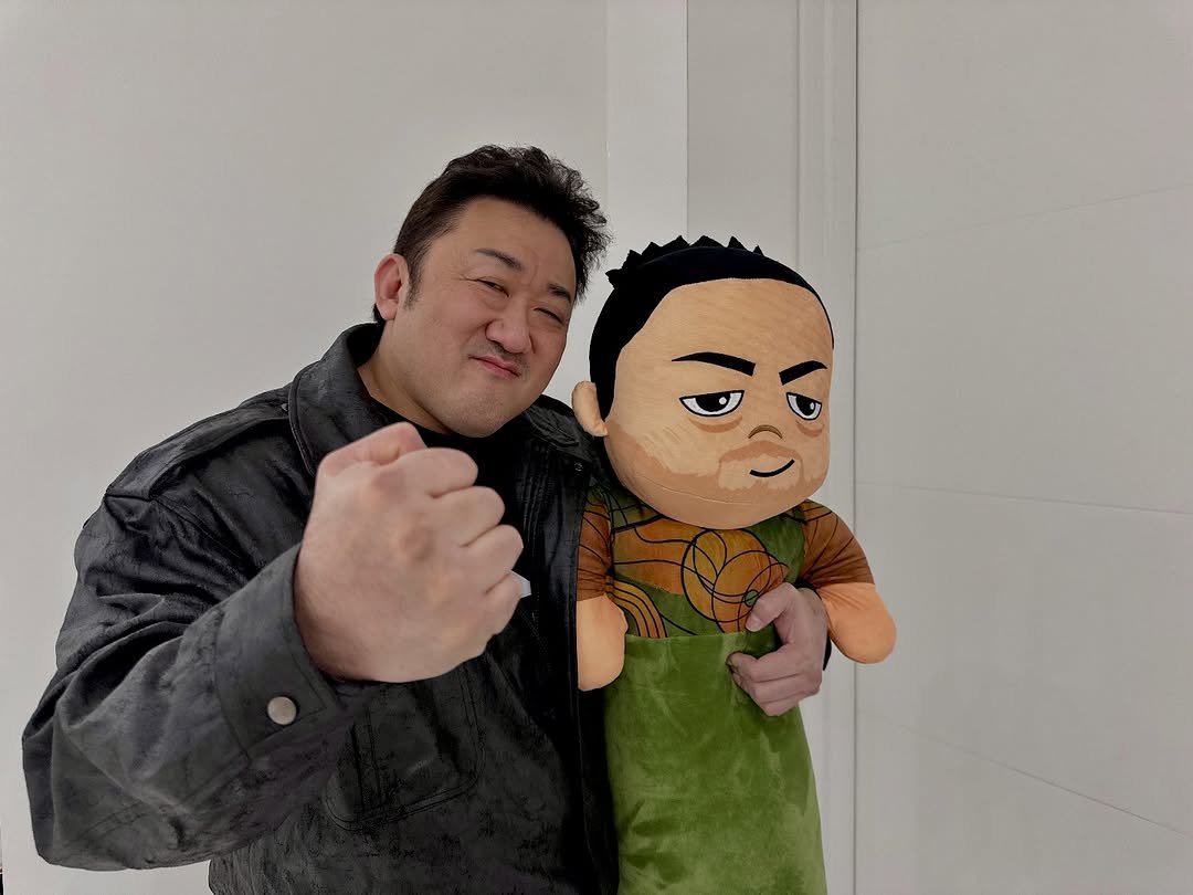 Photo by Don Lee 마동석 on April 23, 2026. May be pop art of toy and text.