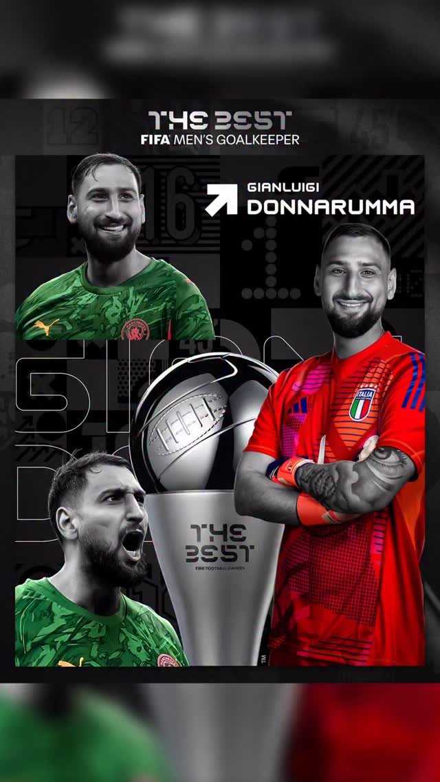 donnarumma 게시물 이미지: Congratulations to 🇮🇹 Gianluigi Donnarumma on...