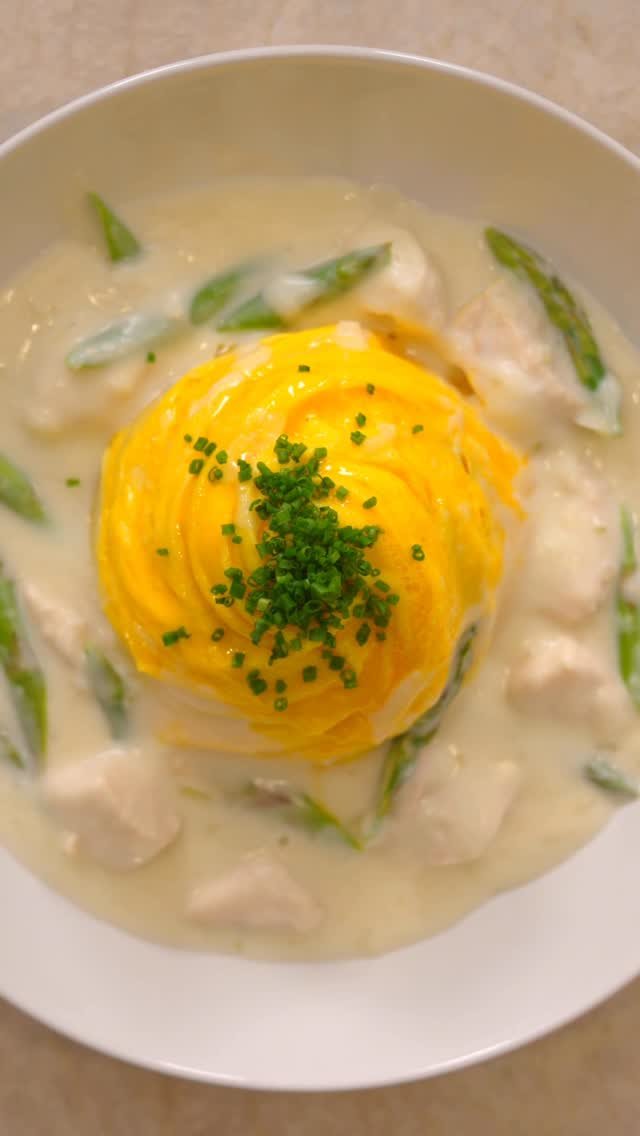 doobydobap 게시물 이미지: Chicken & Asparagus Cream Stew...