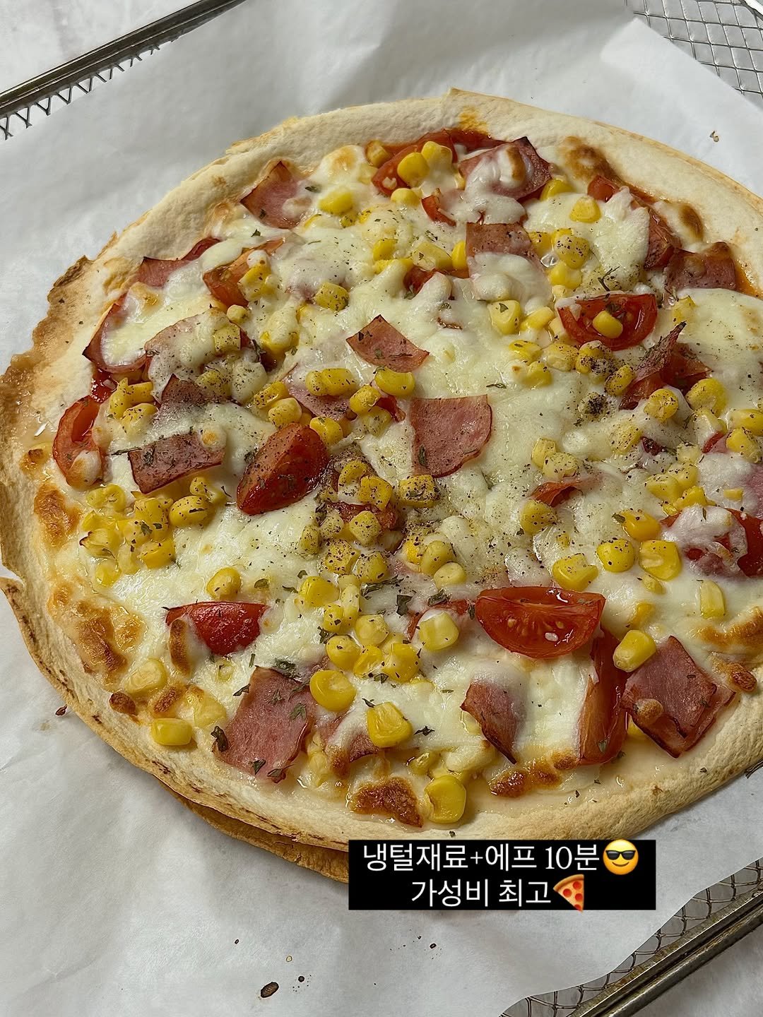 dorri_sikdan 게시물 이미지: 👩‍🍳콤비네이션 또띠아 피자👩‍🍳

냉털 재료로 만드는
15분컷 또띠아 피자...