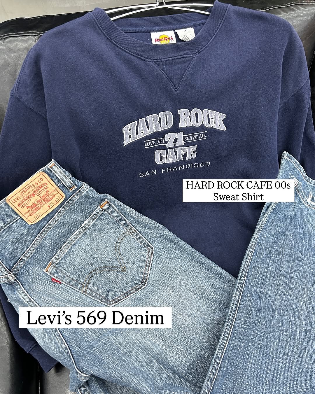 Photo by 도조 홍대 빈티지샵 on March 24, 2026. May be an image of fleece and text.