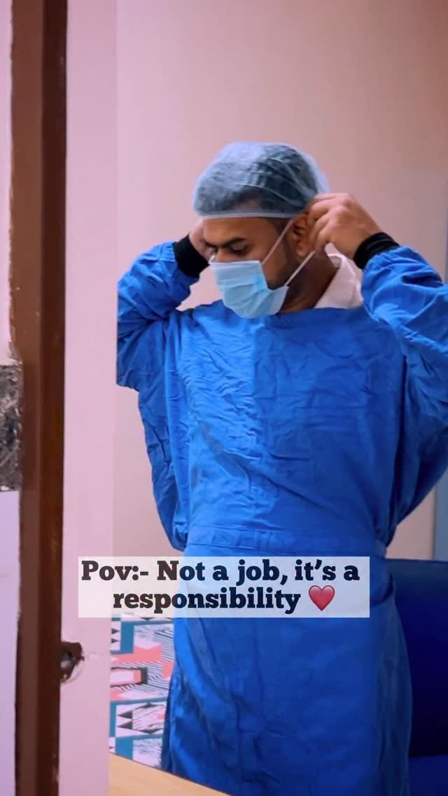 dr.amir_aiims 게시물 이미지: Not a job, it’s a responsibility!...