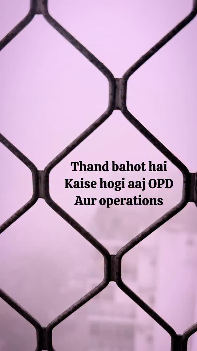 dr.amir_aiims 게시물 이미지: A winter day in my life...