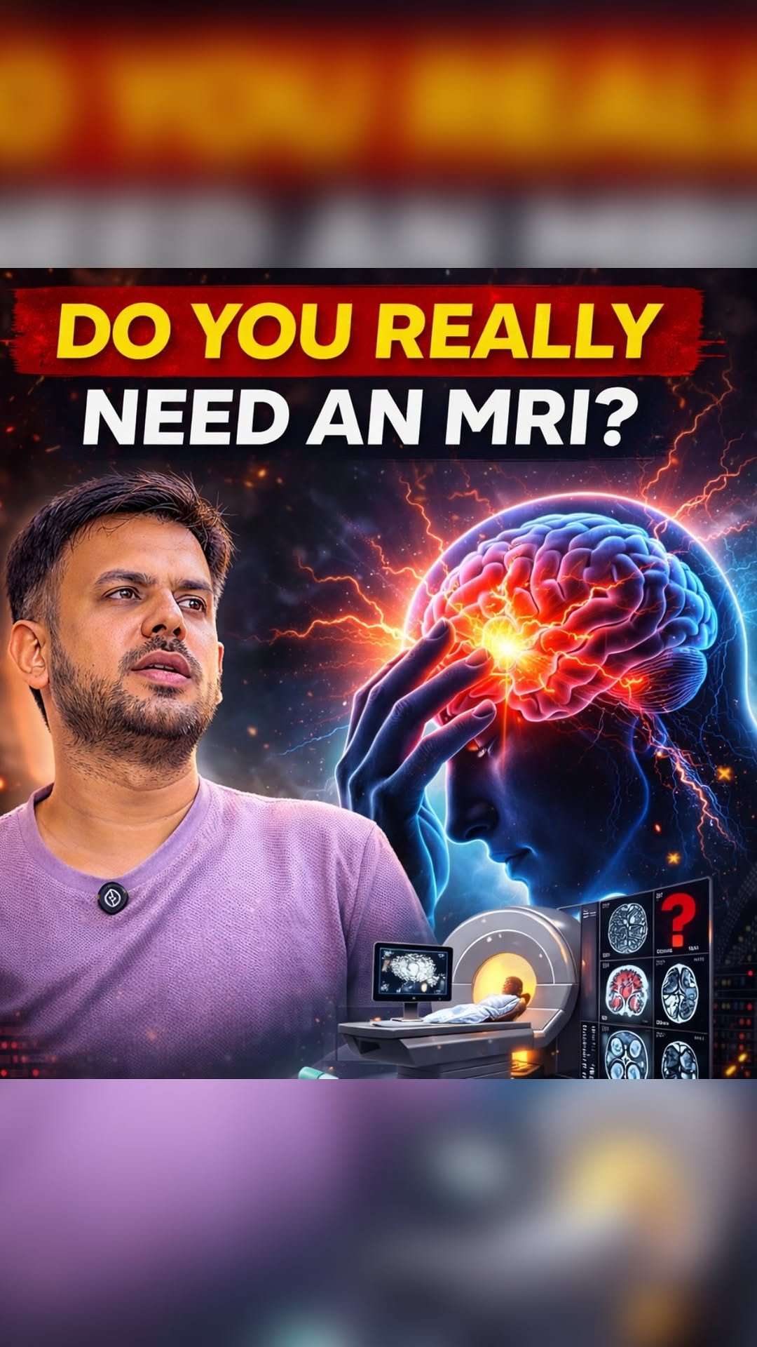 dr.amir_aiims 게시물 이미지: Not every pain needs an MRI.
But ignoring the...