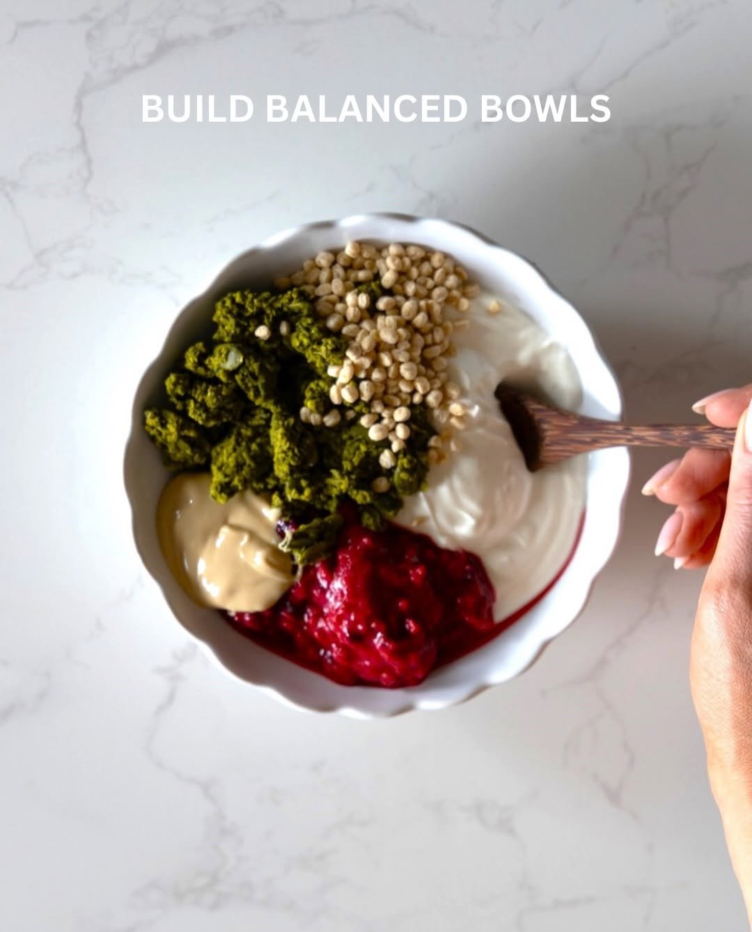dr.emily.nutrition 게시물 이미지: BUILD BALANCED BOWLS: MATCHA GRANOLA YOGHURT...