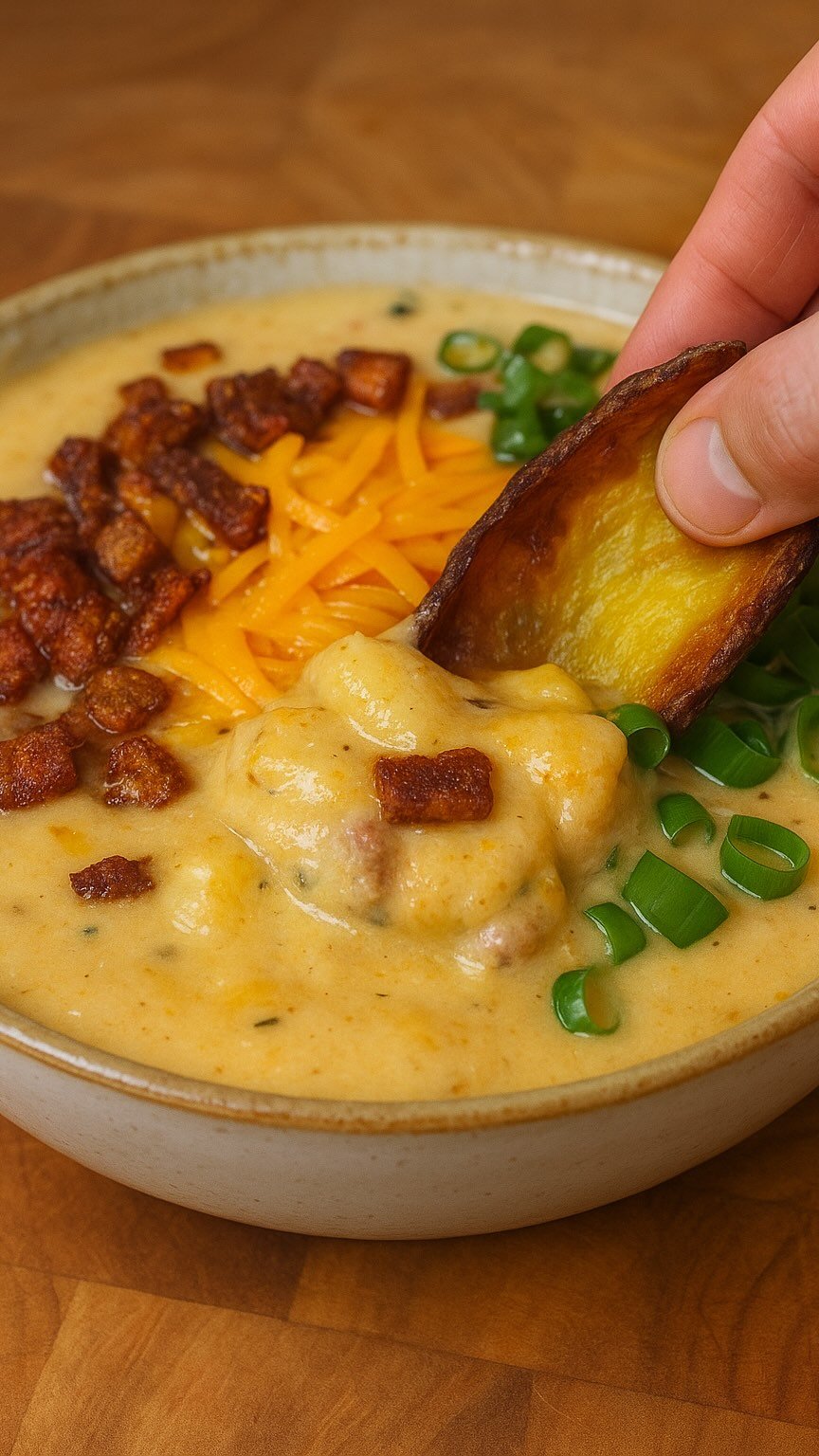 dr.vegan 게시물 이미지: Loaded potato soup with crispy potato skins...