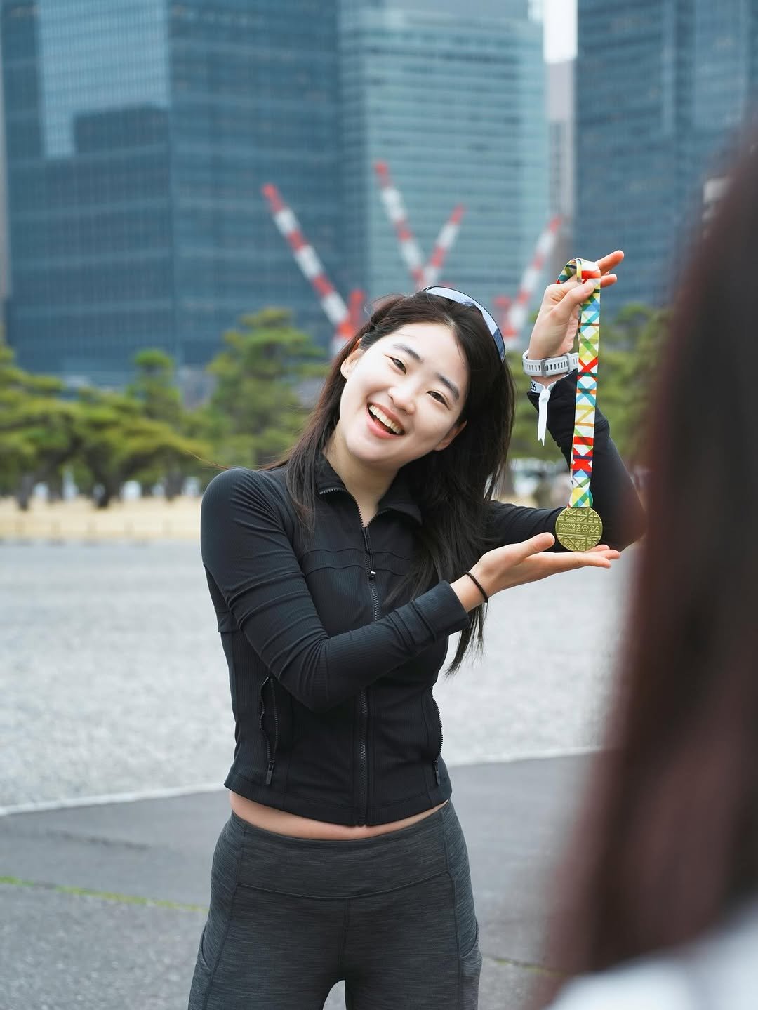 dr_baechu 게시물 이미지: 너무 힘들게 완주한 #도쿄마라톤 #tokyomarathon 피니시 라인 들어서자...